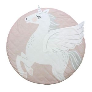 Alfombra Redonda <br> Unicornio Alfombra Redonda <br> Unicornio