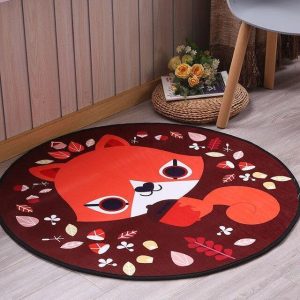 Alfombra Redonda <br> Zorro Bebé Alfombra Redonda <br> Zorro Bebé