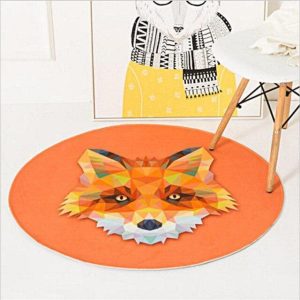 Alfombra Redonda <br> Zorro Nórdico