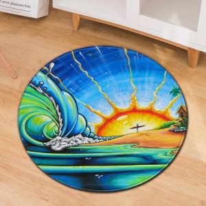Alfombra Redonda<br> Surf